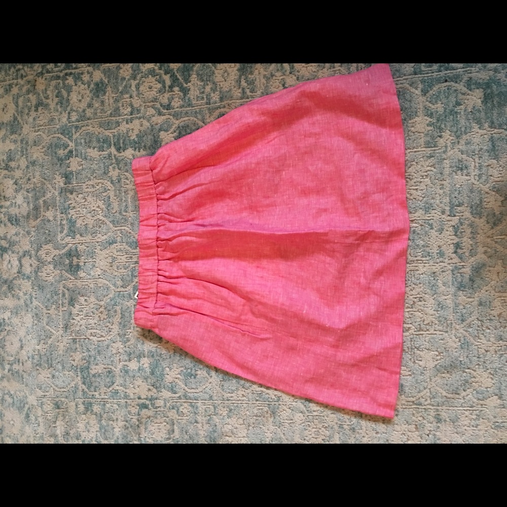 Brooks Brothers linen girls skirt size 12